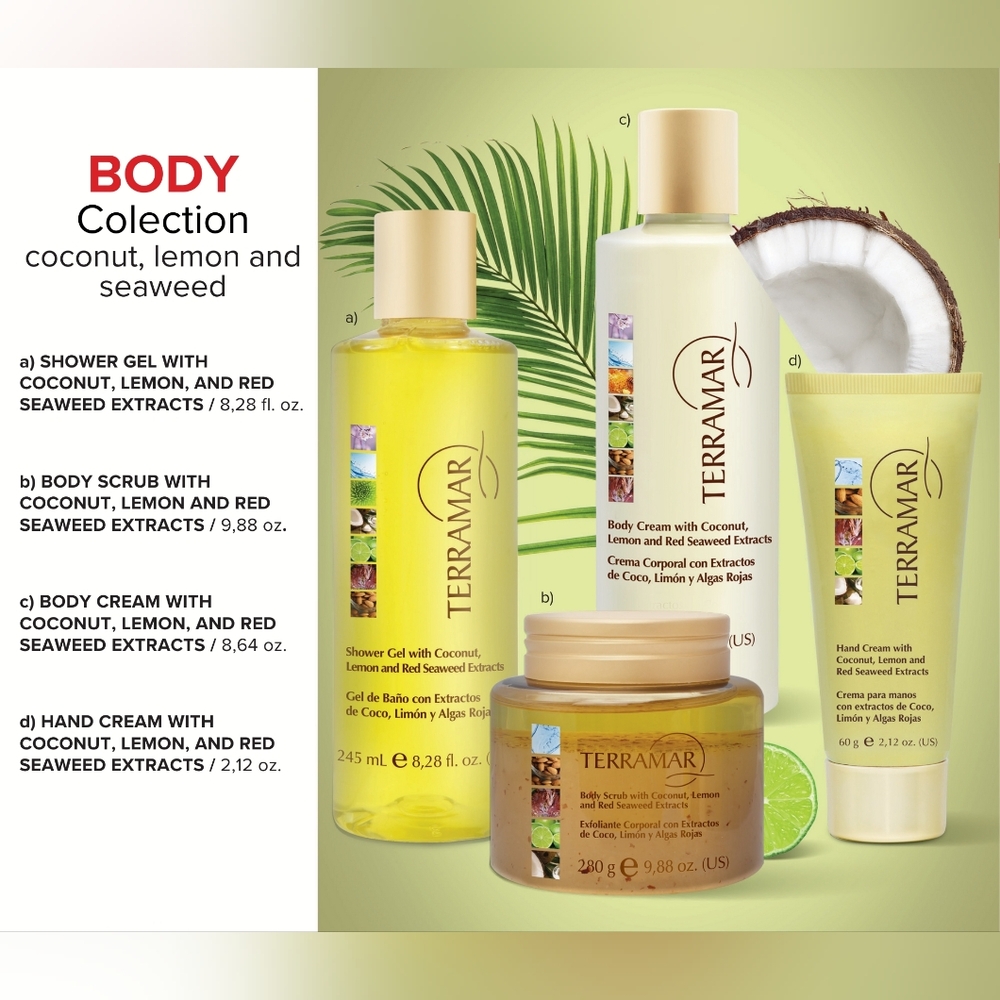 Body Collection with Coconut, Lemon, and Seaweed